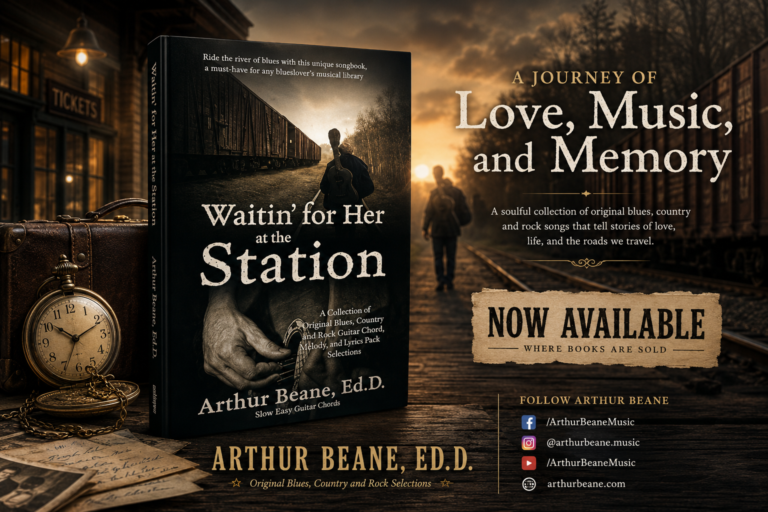 3D book cover of Waitin' for Her at the Station by Arthur Beane
